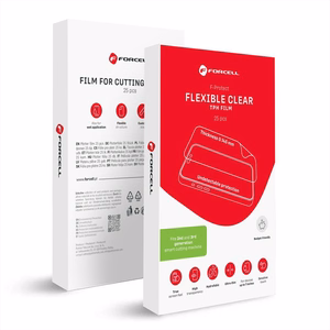 Plėvelė pjovimo aparatui 2-os ir 3-os kartos Forcell F-Protect Flexible CLEAR 196 x 125 mm 25 vnt. skaidri