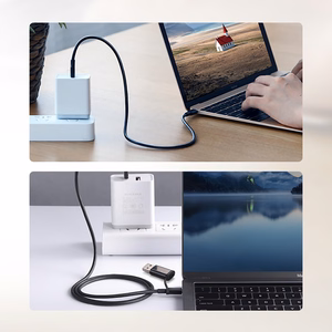 Ugreen US286 USB-C - USB-C 3A 480Mb/s laidas 3m juodas