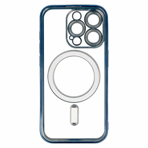 Metalinis Magnetinis dėklas Iphone 13 mėlynas