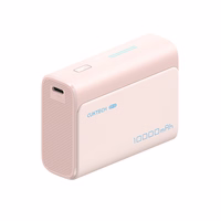 Powerbank Cuktech CP13 30W 10000mAh USB-C + USB-A - rožinis