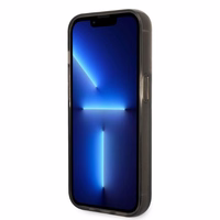 Karl Lagerfeld Glitter Karl's Head dėklas telefonui iPhone 14 Pro Max - juodas