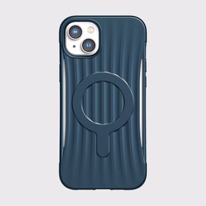 Raptic X-Doria Clutch dėklas iPhone 14 Plus su Magnetine galinė mėlyna danga