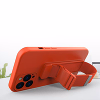 Rope Case gelinis dėklas su grandinėlės dirželiu iPhone 12 Pro mėlynas