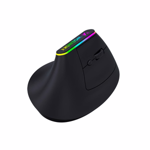 Wozinsky WMG-1164 Wireless Vertical Ergonomic Gaming Mouse 3600 DPI with RGB Backlight - Black