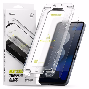 Ringke Easy Slide grūdintas stiklas 2 vnt. Nothing Phone 3A / 3A Pro - Skaidrus