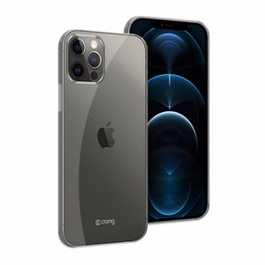 Crong Crystal Slim dėklas, skirtas iPhone 12 Pro Max, skaidrus