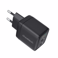 Kroviklis CHOETECH GaN 2xUSB Type-C: 35W, PD