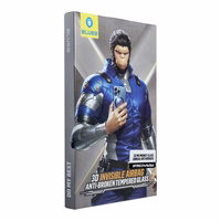 LCD apsauginis stikliukas 5D Mr. Monkey Glass (Airbag Anti-Broken) Apple iPhone 15 Pro Max juodas