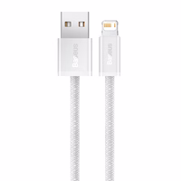 Baseus Dynamic kabelis USB į Lightning, 2.4A, 2m (baltas)