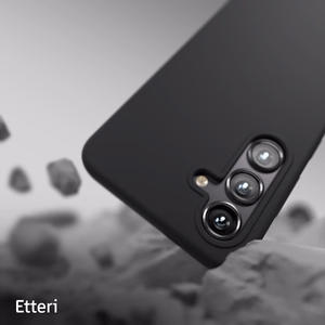Etteri Silikoninis dėklas for Samsung Galaxy S24 FE juodas
