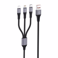 FONENG laidas X112 3in1 3A 1.2M juodas