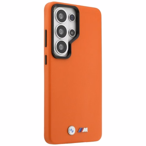 BMW M Metal Logo MagSafe dėklas Samsung Galaxy S26 Ultra - oranžinis