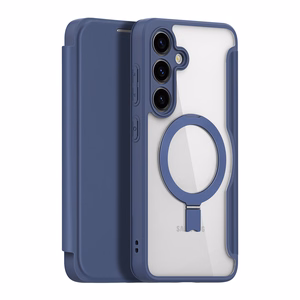 Dux Ducis Skin X Pro dėklas su magnetiniu žiedu / stovu Samsung S24+ - mėlynas