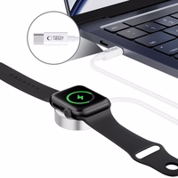 Tech-Protect UltraBoost magnetinis indukcinis įkroviklis su USB-C jungtimi Apple Watch 1.2m - baltas
