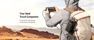 VEGER Išorinė baterija 50000 mAh PD QC3.0 5A 22,5W Tank Lite (W5001) juoda