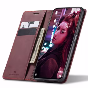 Spacecase piniginės dėklas Poco F3 / Mi 11i raudonas