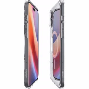 Spigen Ultra Hybrid MagSafe dėklas, skirtas iPhone 16 – balta