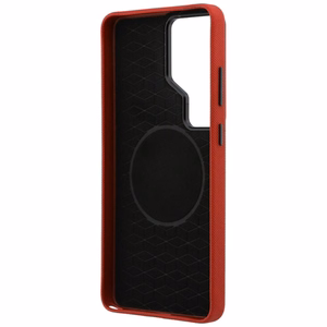 BMW M Metal Logo MagSafe dėklas, skirtas Samsung Galaxy S26 Ultra, raudonas