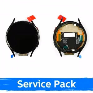 LCD дисплей для Samsung R875 Watch 4 44mm с рамкой / чёрный / (Service Pack)