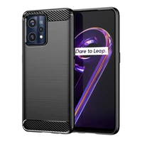 Dėklas telefonui (m) Carbon Case skirtas Realme 9 Pro + (9 Pro Plus) - juodas (m)