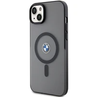 BMW Signature MagSafe deklas, skirtas iPhone 14 Plus/15 Plus - Juodas