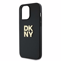 DKNY Dėklas telefonui su dirželiu ir logotipu iPhone 14 Pro Max - juodas