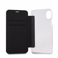 Karl Lagerfeld Signature Glitter Dėklas telefonui iPhone X/Xs - juodas