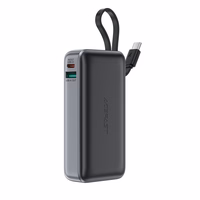 Išorinė baterija Power Bank Acefast M7-10000 PD30W With Cable 10000mAh juoda