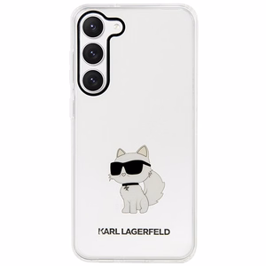 Karl Lagerfeld KLHCS23SHNCHTCT S23 S911 permatomas kietasis dėklas Ikonik Choupette
