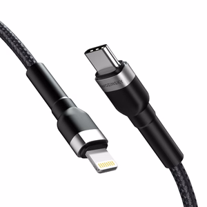 Wozinsky WNBCL1 кабель Lightning USB-C PD 30W 1м - чёрный