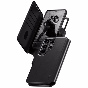 CARE by PanzerGlass Tango 2in1 Wallet dėklas Samsung Galaxy S26 Ultra - juodas