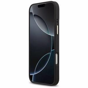 Guess 4G Strass Logo magnetinis dėklas telefonui iPhone 17 Pro Max - juodas