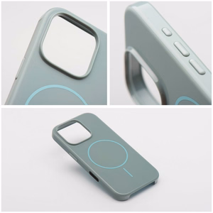 Blizgus magnetinis dėklas suderinamas su MagSafe IPHONE 16 PLUS mėtų