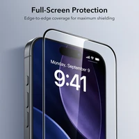 ESR UltraFit grūdintas stiklas 2-jų rinkinys iPhone 17 Pro Max - skaidrus