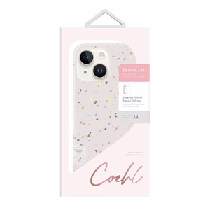 Dėklas telefonui (m) Uniq Coehl Terrazzo iPhone 14 Plus - smėlinas