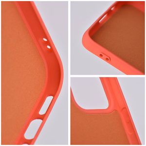Silikoninis dėklas telefonui IPHONE 12 / 12 Pro - persikinis