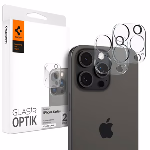 Spigen Optik.tR kameros apsauga iPhone 14 Pro / Pro Max / 15 Pro / Pro Max / 16 Pro / Pro Max – skaidri, 2 vnt.