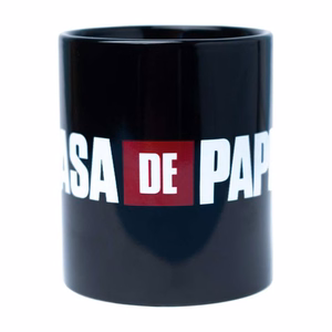La Casa De Papel Logo keraminis puodelis dovanų dėžutėje, 330 ml