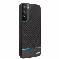 Dėklas telefonui BMW M Collection Triangles Case Samsung Galaxy S22+ - juodas