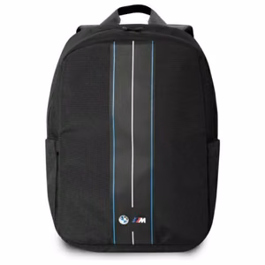 BMW Nylon Blue Stripe kuprinė nešiojamajam kompiuteriui iki 16 col., juoda