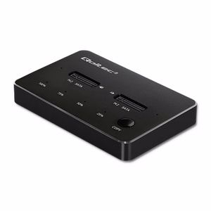 Qoltec 50310 Diskų Doko Stotis 2x SSD M.2 SATA NGFF USB Type-C