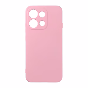 Pudros rožinės spalvos silikoninis dėklas, skirtas „OPPO Reno16 F 5G“ ir „Reno16 FS 5G“