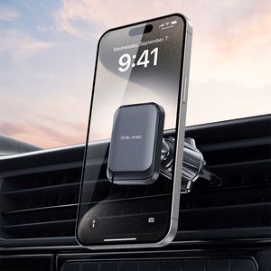 Blavec automobilinis laikiklis BH-01 magnetinis ventiliacijos grotoms (BH01-MAVB) juodas