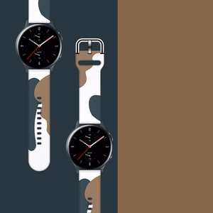 Moro dirželis Samsung Galaxy Watch 40 / 41 / 42 / 43 / 44 mm silikoninis laikrodžio dirželis su raštu 1