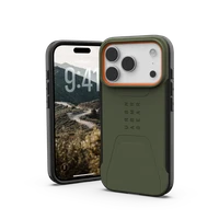UAG Civilian MagSafe dėklas iPhone 17 Pro - olive and oranžinis