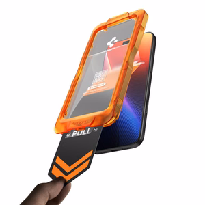 Spigen Glas.tR AlignMaster Slim 3 grūdintų apsauginių ekrano stiklų rinkinys, skirtas iPhone 17
