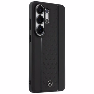 Mercedes Laurel Leaves Vertical Stripes MagSafe Dėklas for Samsung Galaxy S26 Ultra - juodas and baltas