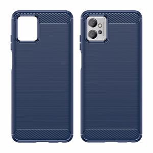 Carbon dėklas telefonui Realme C35 lankstus silikoninis anglies dėklas juodas