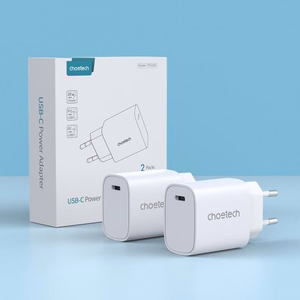 Įkroviklis Choetech Q5004 baltas (USB-C / 20W) (2 vnt.)