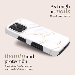 MIO White Marble Magsafe Dėklas iPhone 17 Pro Max